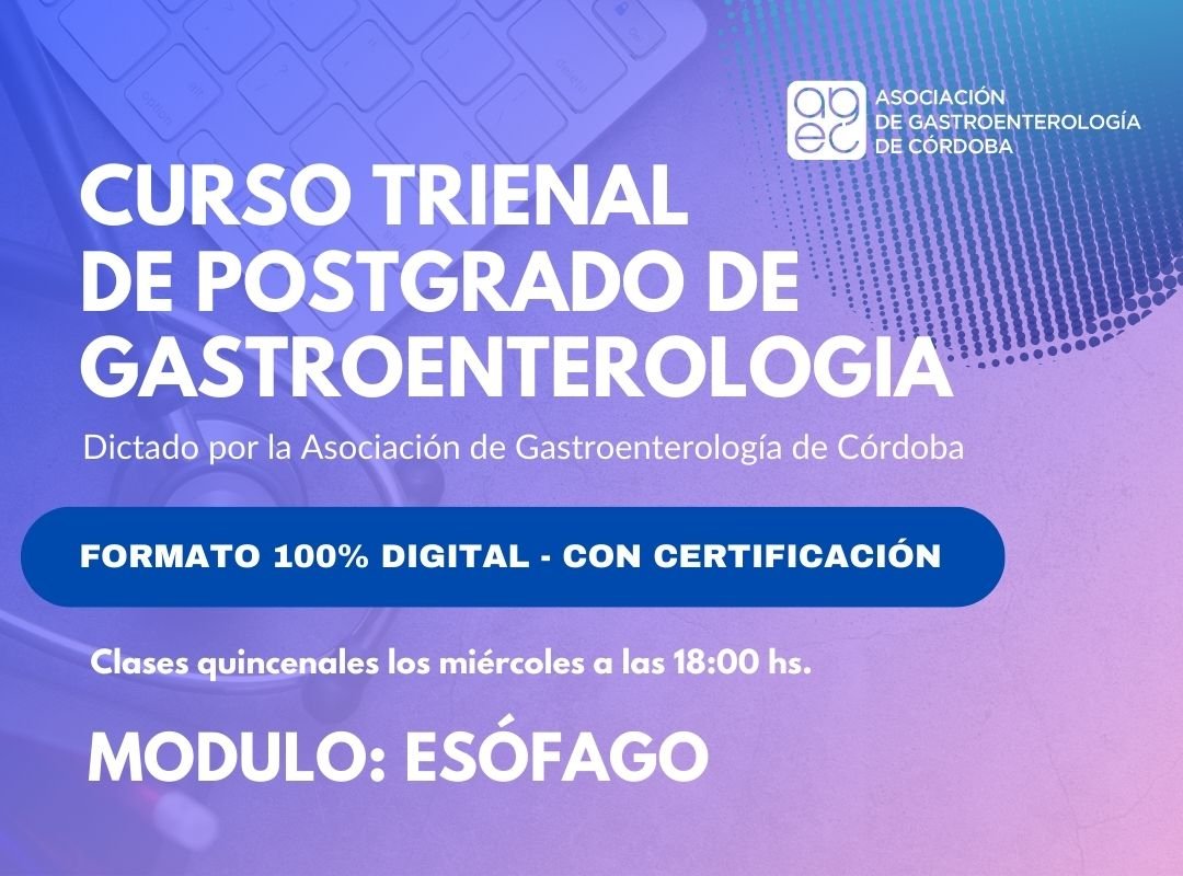 CURSO TRIENAL: MÓDULO ESOFAGO